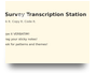 Survey Transcription